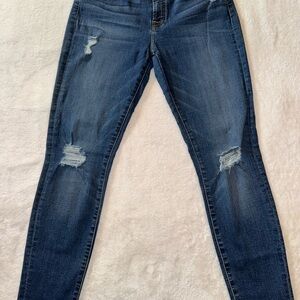 7 For All Mankind Women's Dark Blue Skinny Jeans ankle Gwenevere size 29